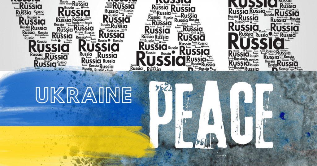 We pray for peace in Ukraine